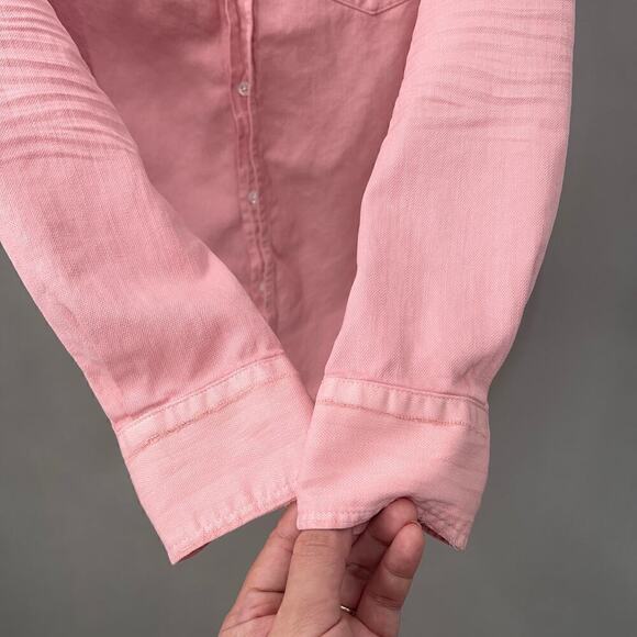 34. Frank & Eileen Eileen Shirt Womens XS Light Academia Minimalist Old Money - Picture 5 of 7